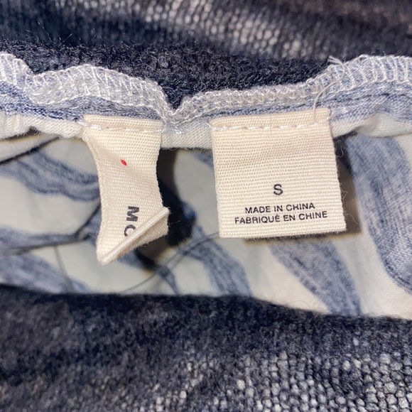 NWT Anthropologie cowl neck thin sweater. Moth layered stripe - Picture 6 of 7